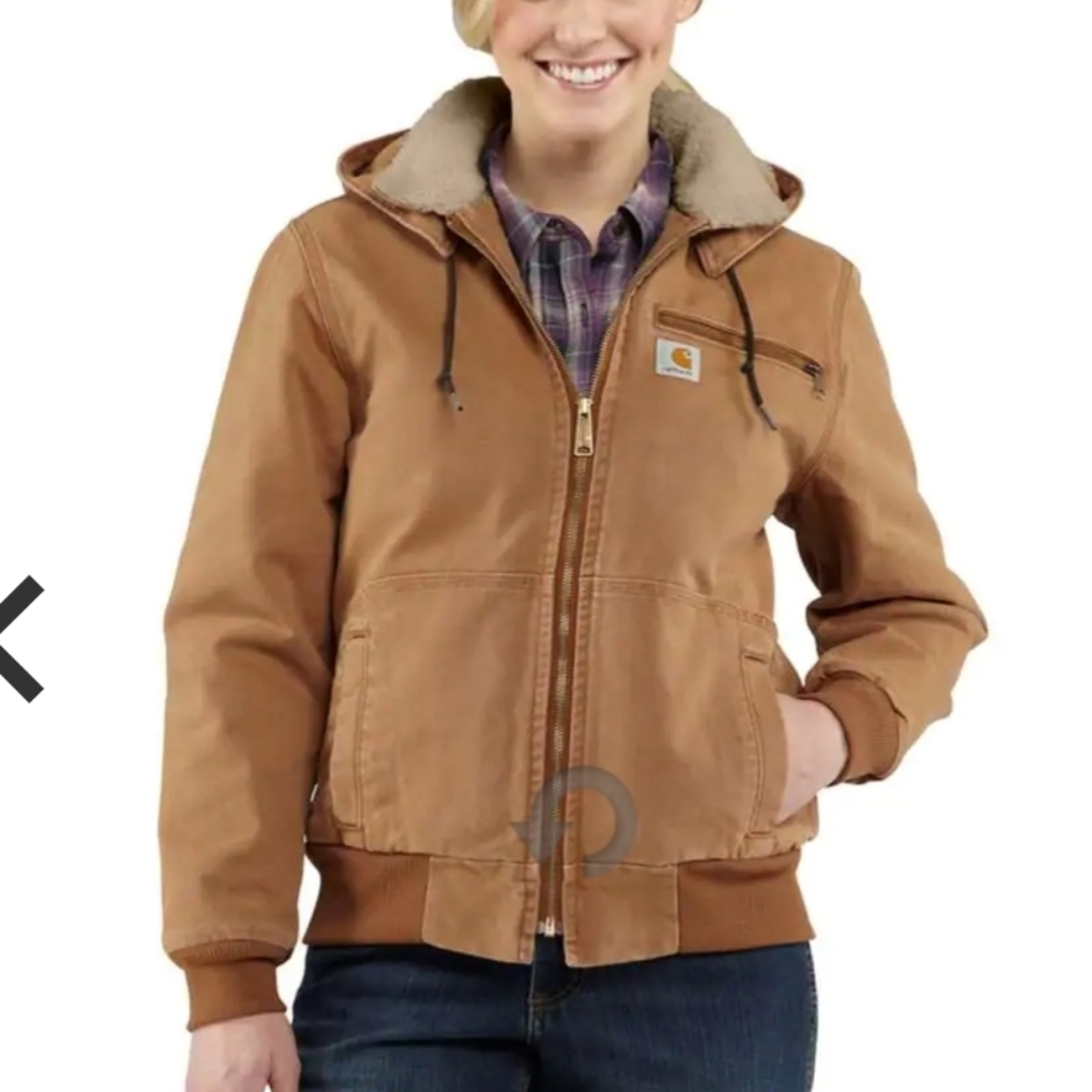 Carhartt Weathered Wildwood Jacket, Sherpa Lined